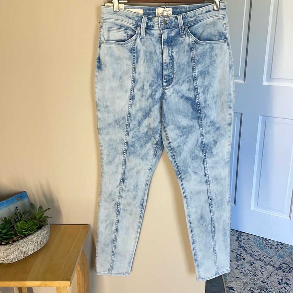 Universal Thread highest rise skinny acid wash jeans